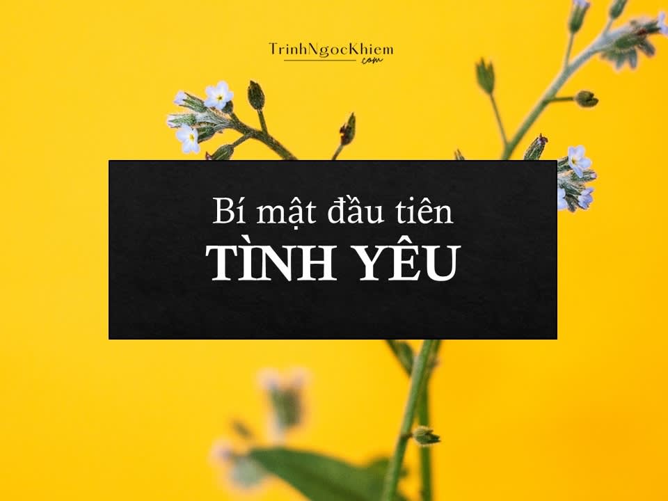 Bí mật đầu tiên – Tình yêu